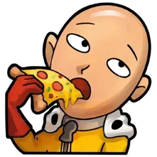 🍕 emoji @Earth928B <- OnePunchMan Telegram sticker 7 of 30