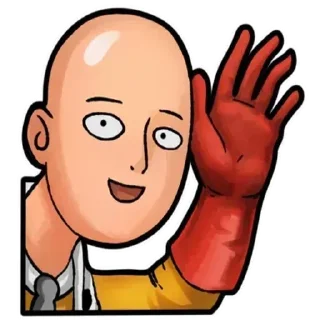👋 emoji @Earth928B <- OnePunchMan Telegram sticker 10 of 30