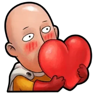 🥰 emoji @Earth928B <- OnePunchMan Telegram sticker 19 of 30