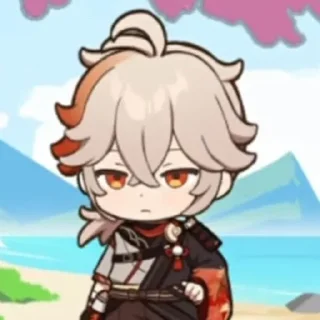 🌟 emoji Кадзуха -> @animebotsa Telegram sticker 9 of 40