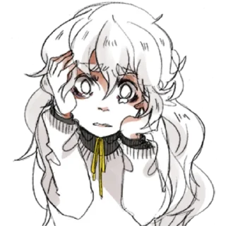 😰 emoji Шарлотта,Анри и q84 Telegram sticker 18 of 111
