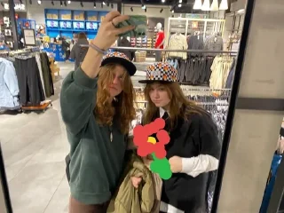 Sticker from boobs...