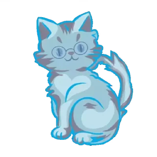 Sticker from Голубая Кошечка