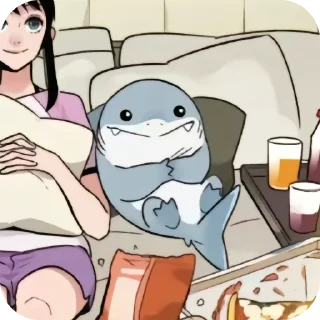 Sticker from Jeff the land shark