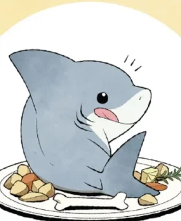 🌟 emoji Jeff the land shark Telegram sticker 4 of 120