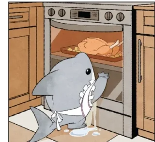 🌟 emoji Jeff the land shark Telegram sticker 7 of 120