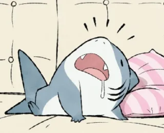 🌟 emoji Jeff the land shark Telegram sticker 16 of 120