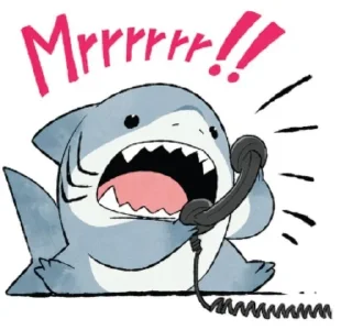 🌟 emoji Jeff the land shark Telegram sticker 19 of 120