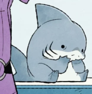 🌟 emoji Jeff the land shark Telegram sticker 17 of 120