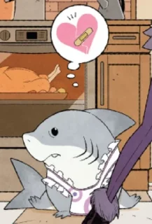 🌟 emoji Jeff the land shark Telegram sticker 10 of 120