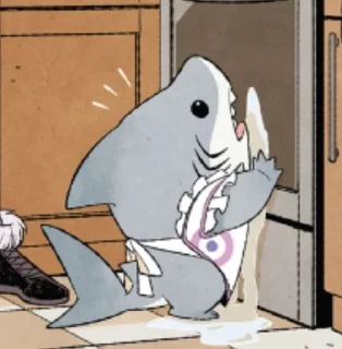 🌟 emoji Jeff the land shark Telegram sticker 9 of 120