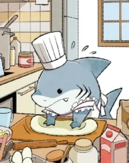 🌟 emoji Jeff the land shark Telegram sticker 20 of 120