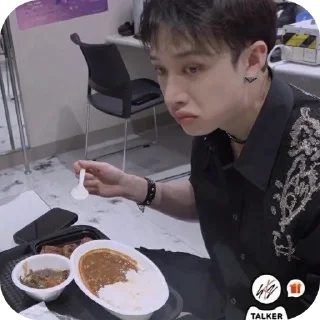 🙄 emoji bangchan_one_love Telegram sticker 24 of 33