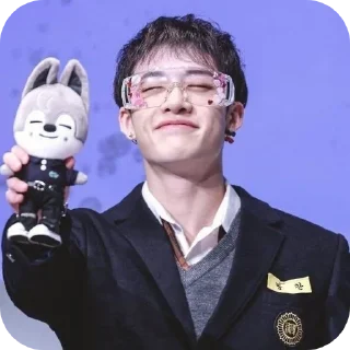 😸 emoji bangchan_one_love Telegram sticker 5 of 33