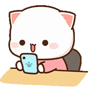 Sticker from Peach Cat 4 @pikline