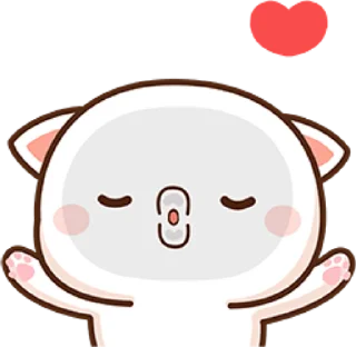 😚 emoji Peach Cat 1 @pikline Telegram sticker 19 of 117