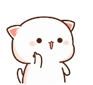 😘 emoji Peach Cat 1 @pikline Telegram sticker 14 of 117