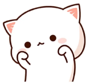😉 emoji Peach Cat 1 @pikline Telegram sticker 3 of 117