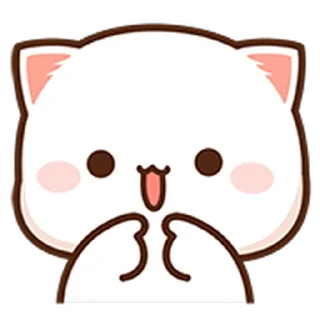 😀 emoji Peach Cat 1 @pikline Telegram sticker 10 of 117