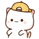 😉 emoji Peach Cat 1 @pikline Telegram sticker 7 of 117