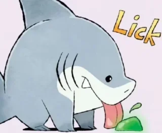 Sticker from Jeff the land shark 2