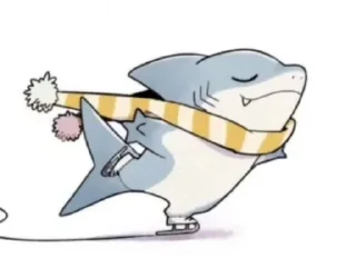 Sticker from Jeff the land shark 2