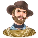 🤨 emoji Clint Eastwood Telegram sticker 9 of 25