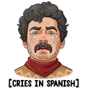😭 emoji Clint Eastwood Telegram sticker 6 of 25