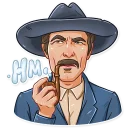 🤔 emoji Clint Eastwood Telegram sticker 11 of 25
