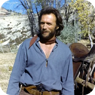 🧔 emoji Clint Eastwood от @WesternMilton Telegram sticker 21 of 33