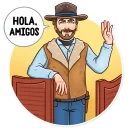 👋 emoji Clint Eastwood Telegram sticker 16 of 25