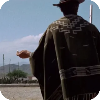 🎩 emoji Clint Eastwood от @WesternMilton Telegram sticker 17 of 33