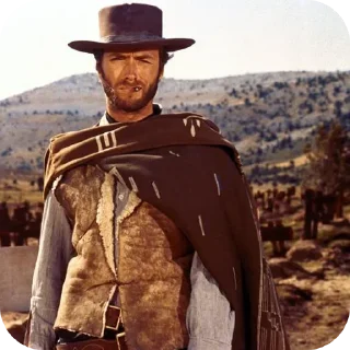 🚬 emoji Clint Eastwood от @WesternMilton Telegram sticker 9 of 33