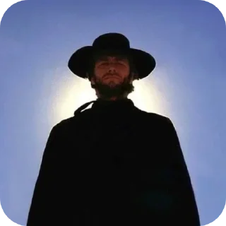 💀 emoji Clint Eastwood от @WesternMilton Telegram sticker 6 of 33