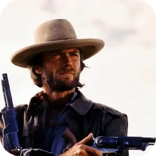 🎩 emoji Clint Eastwood от @WesternMilton Telegram sticker 23 of 33