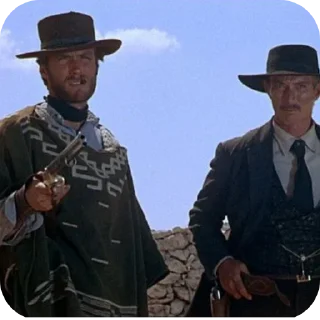 🎩 emoji Clint Eastwood от @WesternMilton Telegram sticker 13 of 33