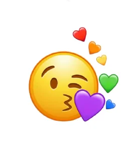😘 emoji Лучшее Telegram sticker 1 of 30