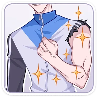💪 emoji Лёня от @TgSticker Telegram sticker 5 of 49