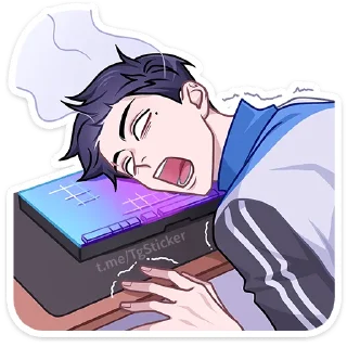 🤯 emoji Лёня от @TgSticker Telegram sticker 9 of 49