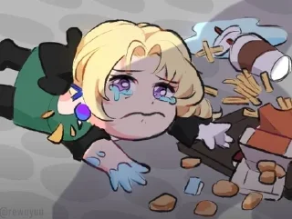 Sticker from Honkai Memes by @gihsrsticks