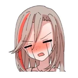 😢 emoji Натсумээ-тян - @tg_sticks Telegram sticker 8 of 19