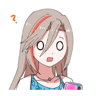 ❓ emoji Натсумээ-тян - @tg_sticks Telegram sticker 11 of 19