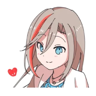 ♥️ emoji Натсумээ-тян - @tg_sticks Telegram sticker 15 of 19
