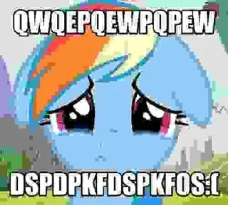 😔 emoji myLittleFuckingPony Telegram sticker 18 of 120