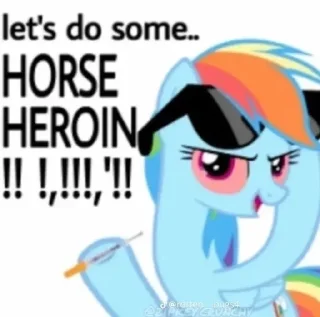 🤩 emoji myLittleFuckingPony Telegram sticker 23 of 120