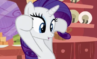 Sticker from Rarity | @MLP_AnimatedStickers