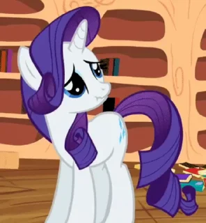 Sticker from Rarity | @MLP_AnimatedStickers