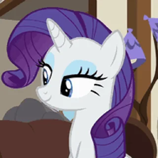 Sticker from Rarity | @MLP_AnimatedStickers