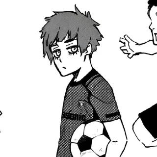 Sticker from itoshi sae @tsuraiXXI