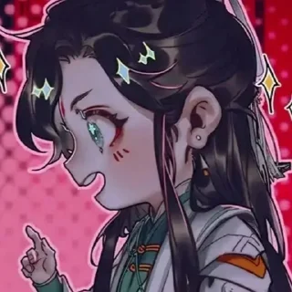 🌟 emoji shi qingxuan a ray of sunshine Telegram sticker 24 of 50